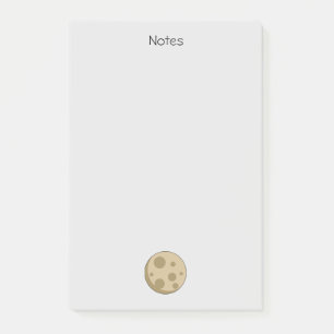 Full Moon Add Text Post-it Notes