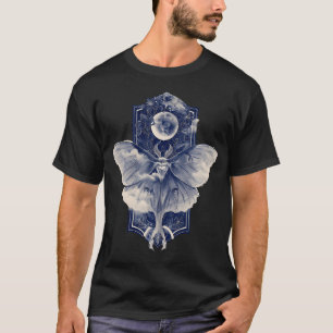 Full Moon Art Dark Academia Vintage Luna T-Shirt