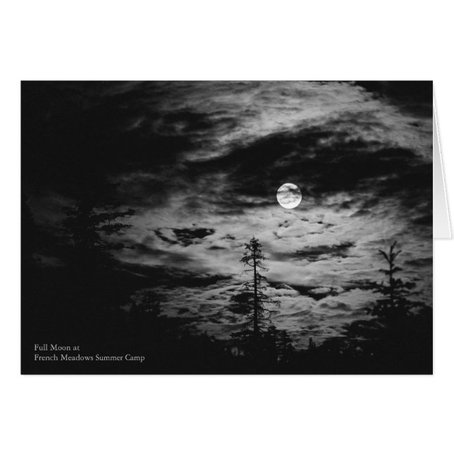Full Moon at French Meadows Summer Camp (Front Horizontal)