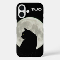 Full Moon Black Cat Profile