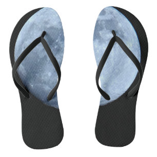 Full Moon blue and black Jandals