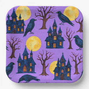 Full Moon, by Natasha Us   Paper Plate