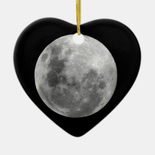Full Moon Ceramic Tree Decoration