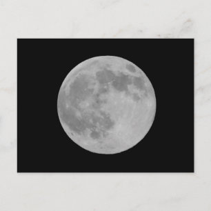 Full Moon close up Postcard