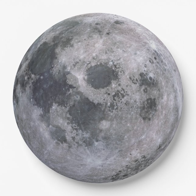 FULL MOON Custom Paper Plates (Front)