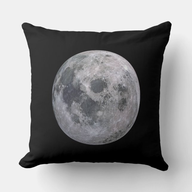 FULL MOON Custom Throw Pillow (Front)