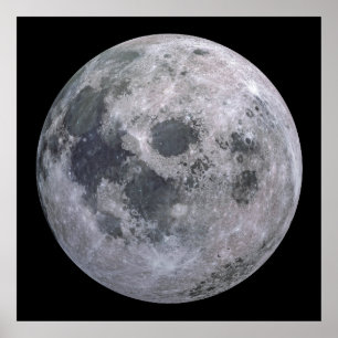 FULL MOON Custom Wall Art Premium Canvas