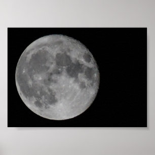 Full Moon Detail Poster