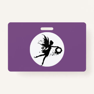 Full Moon Fairies Plastic Badge - Horizontal ID Badge