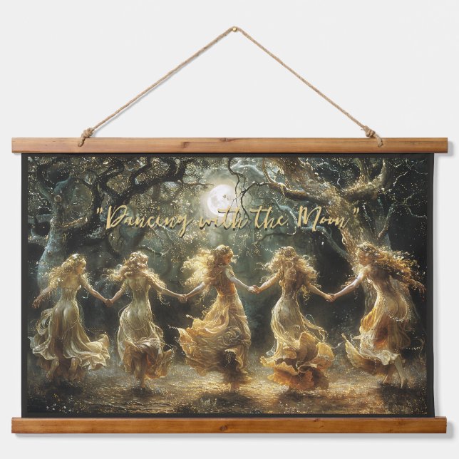 Full Moon Fairy Dance Tapestries (Front)