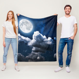 Full Moon Fleece Blanket