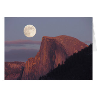 Full Moon Half Dome Card