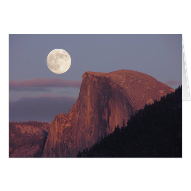 Full Moon Half Dome Card (Front Horizontal)