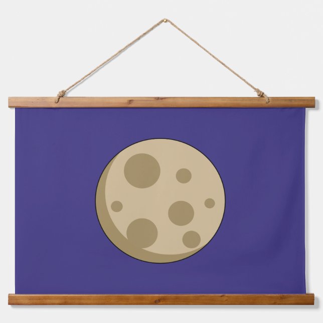 Full Moon Hanging Tapestry (Front)