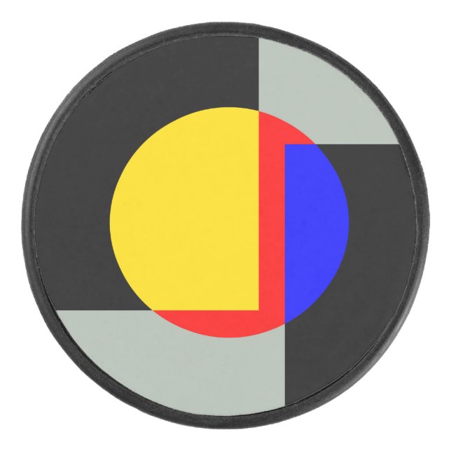 Full moon hockey puck (Front)