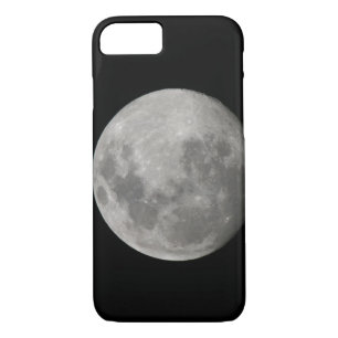 Full moon in black and white. Credit as: Arthur Case-Mate iPhone Case