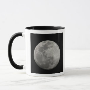 Full moon in black and white. Credit as: Arthur Mug