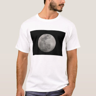Full moon in black and white. Credit as: Arthur T-Shirt