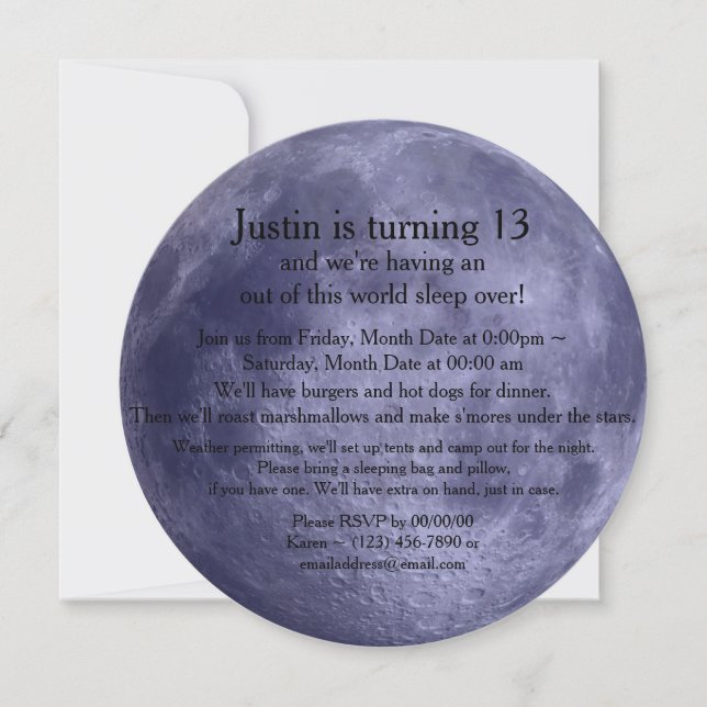 Full Moon Invitation (Front)