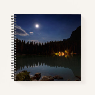 Full Moon Lake Louise, Canada Notebook