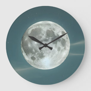 Full Moon Large Clock