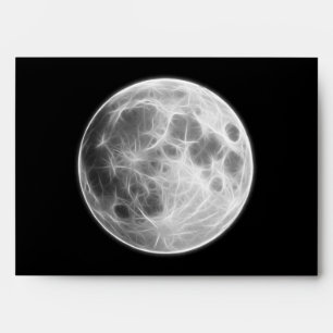 Full Moon Lunar Planet Globe Envelopes