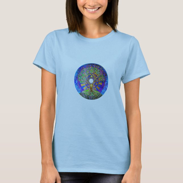 Full Moon Mandala T-Shirt (Front)