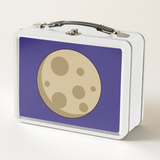 Full Moon Metal Lunch Box (Front)