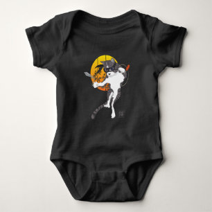 Full moon mission: Cat Ninja Baby Bodysuit