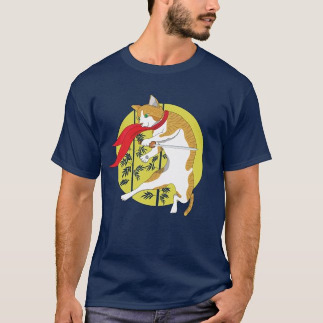 Full moon mission: Cat Ninja T-Shirt (Front)