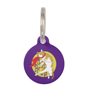 Full moon mission: Cat Ninjae Pet Tag