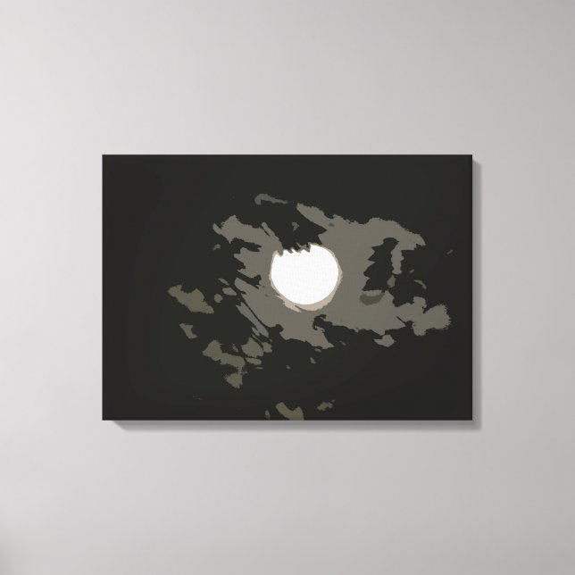 Full Moon Modern Print (Front)