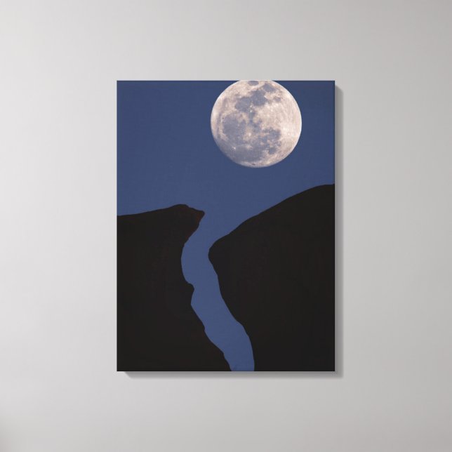 Full Moon | Monument Valley, Arizona Canvas Print (Front)
