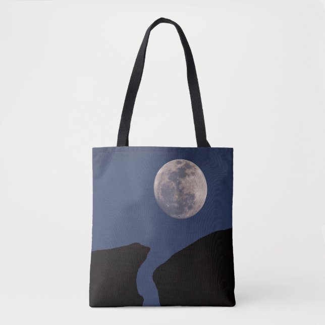 Full Moon | Monument Valley, Arizona Tote Bag (Front)
