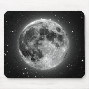 Full Moon Mouse Pad