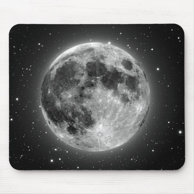 Full Moon Mouse Pad (Front)
