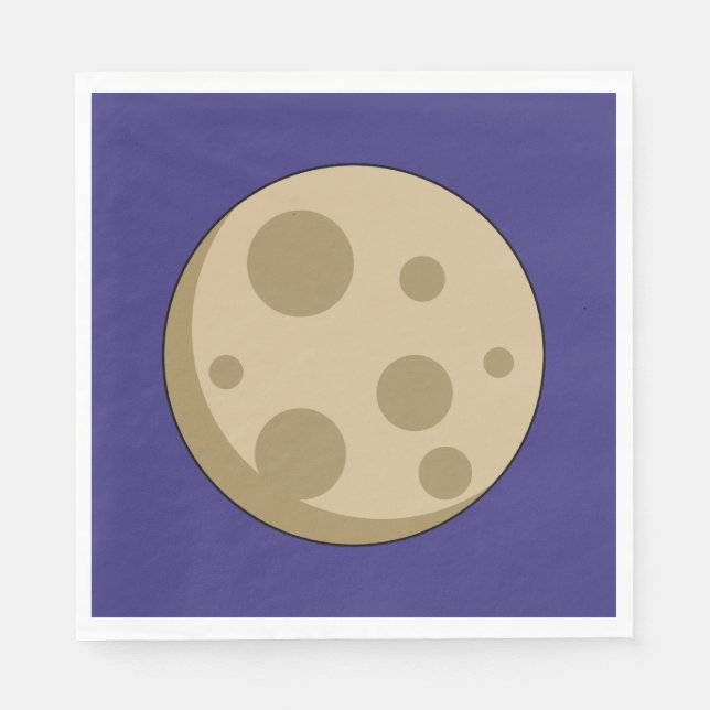 Full Moon Napkin (Front)