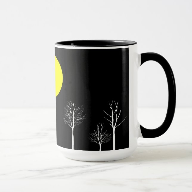 Full Moon Night Mugs (Right)