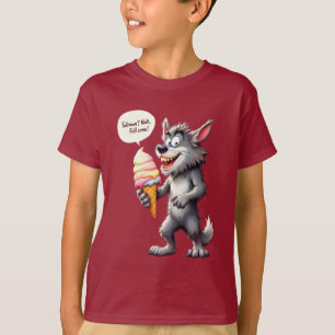 Full moon? No, full cone! Werewolf with ice cream T-Shirt
