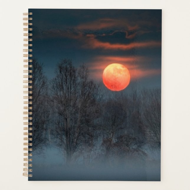 Full Moon | November in Scalenghe, Italy Planner (Front)
