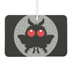 Full Moon Of Doom Cute Mothman Cryptid Car Air Freshener