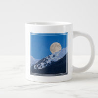 Full Moon Over Alyeska Ski Resort, Alaska