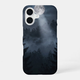 Full Moon Over Misty Forest Dark Case
