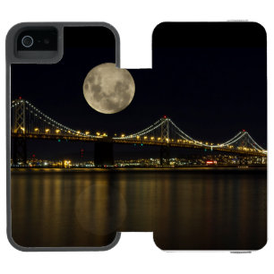 Full Moon Over the Bay Bridge Incipio Watson™ iPhone 5 Wallet Case