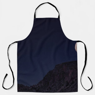 FULL MOON OVER THE MOUNTAIN APRON