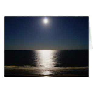 Full Moon over the Ocean