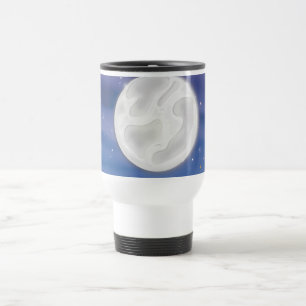 Full Moon over the Pond Travel Mug
