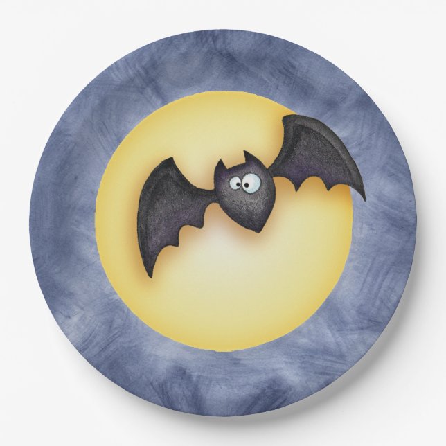 Full Moon Paper Plate (Front)