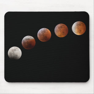 Full Moon Phases Total Lunar Eclipse Colorado Mouse Pad