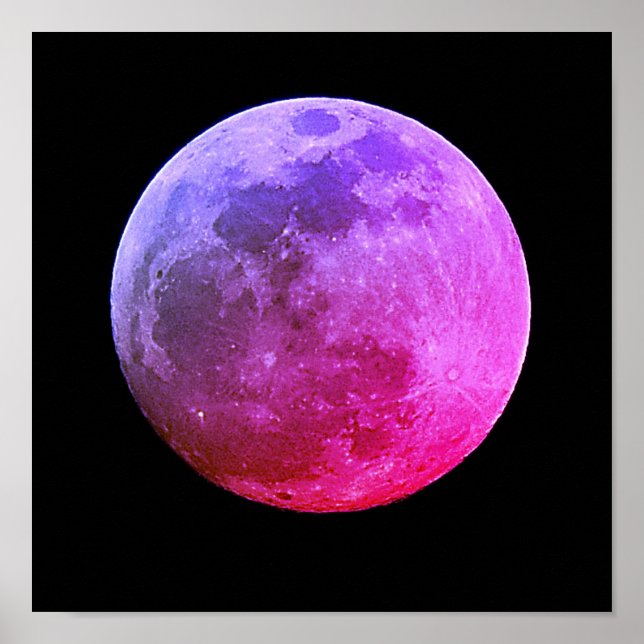 Full Moon Photography Poster print for framing (Front)